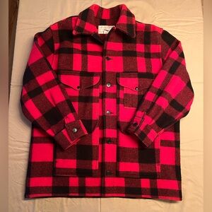 Filson Mackinaw Cruiser Red and Black Plaid